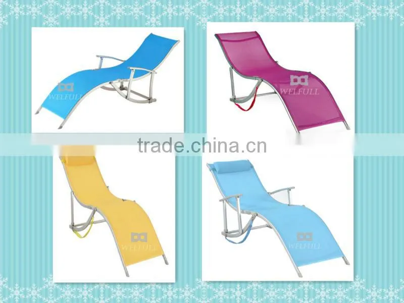 Hot sale foldable pool lounge chair outdoor chair