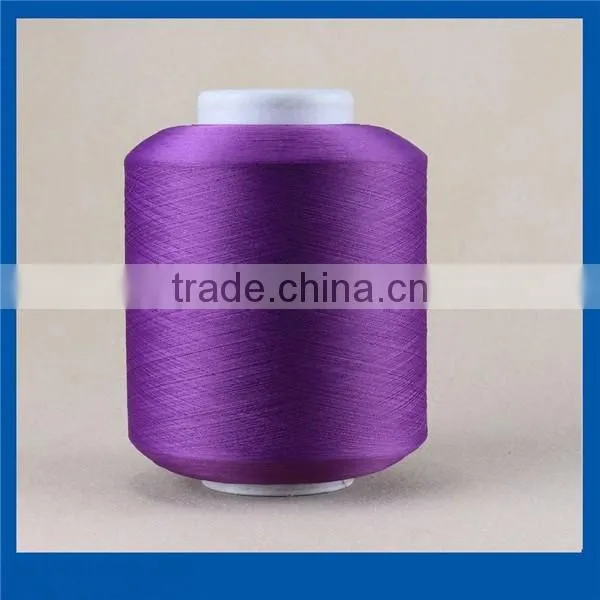 40100 Polyester/Spandex covered SCY yarn dyed