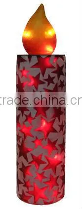 classical star design with light chain christmas decorative candle lighting