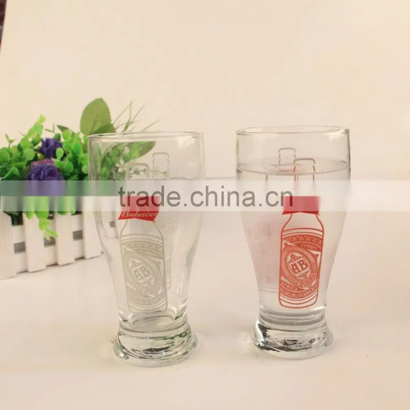 customized logo 16oz full print pint glass for promotional gift