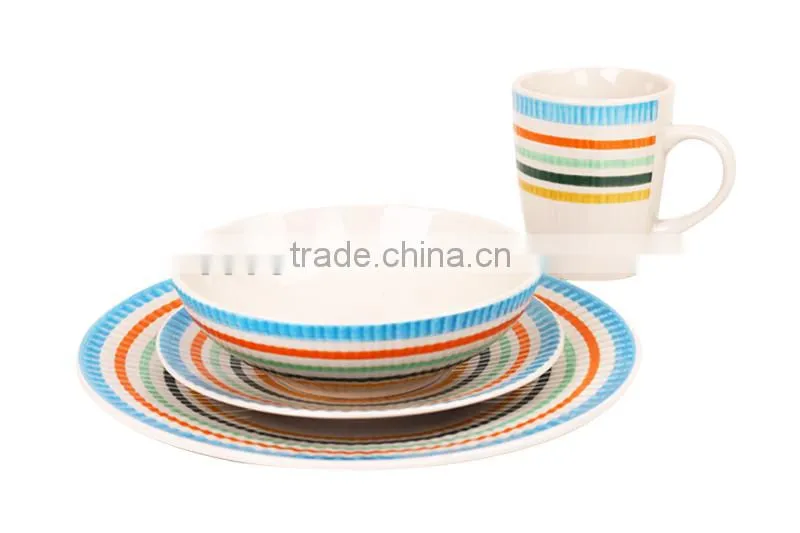 stoneware cheap embossed ceramic soup bowl