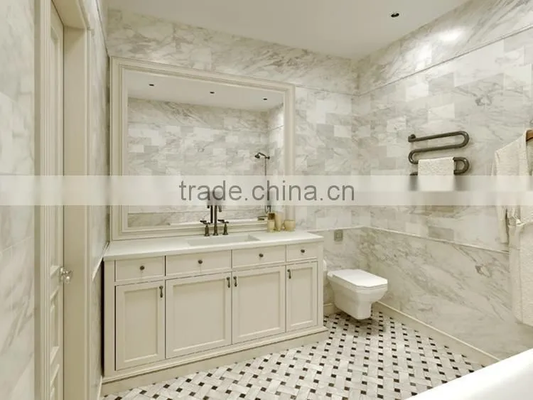 Low price room decoration natural stone venato white marble tile