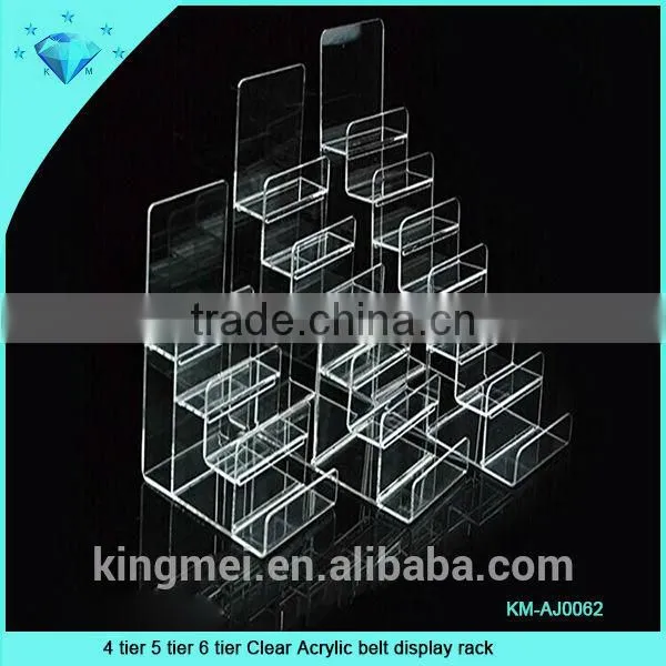 fashionable acrylic display stand with metal screw