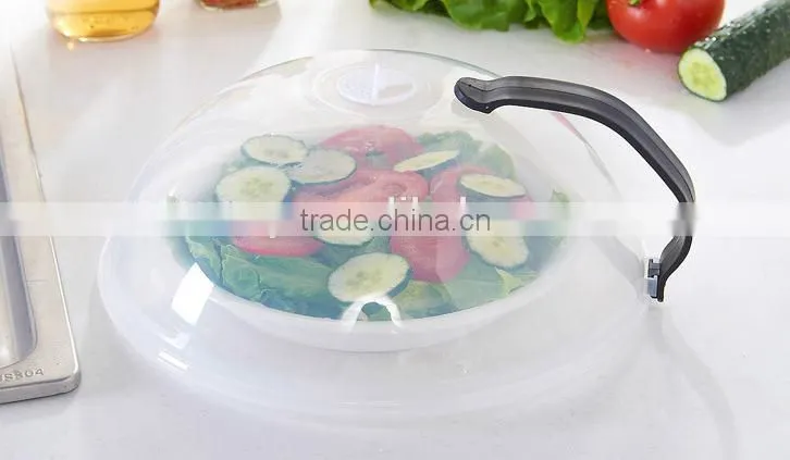 plastic microwave anti-oil cover/food cover