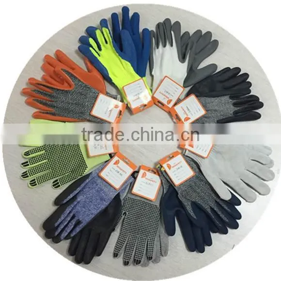 DDSAFETY Anti Cut Safety Gloves 13 Gauge Prevent Cut PU Gloves Cut Resistance Gloves