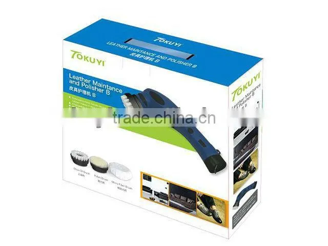 Rechargeable shoe dust polisher, electric shoe polish equipment, cordless shoe polish