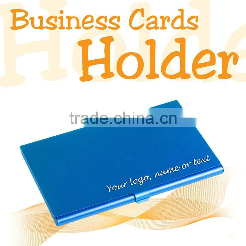 Hot Metal Business Card Holder Credit Slim Snap Shut Pocket Wallet