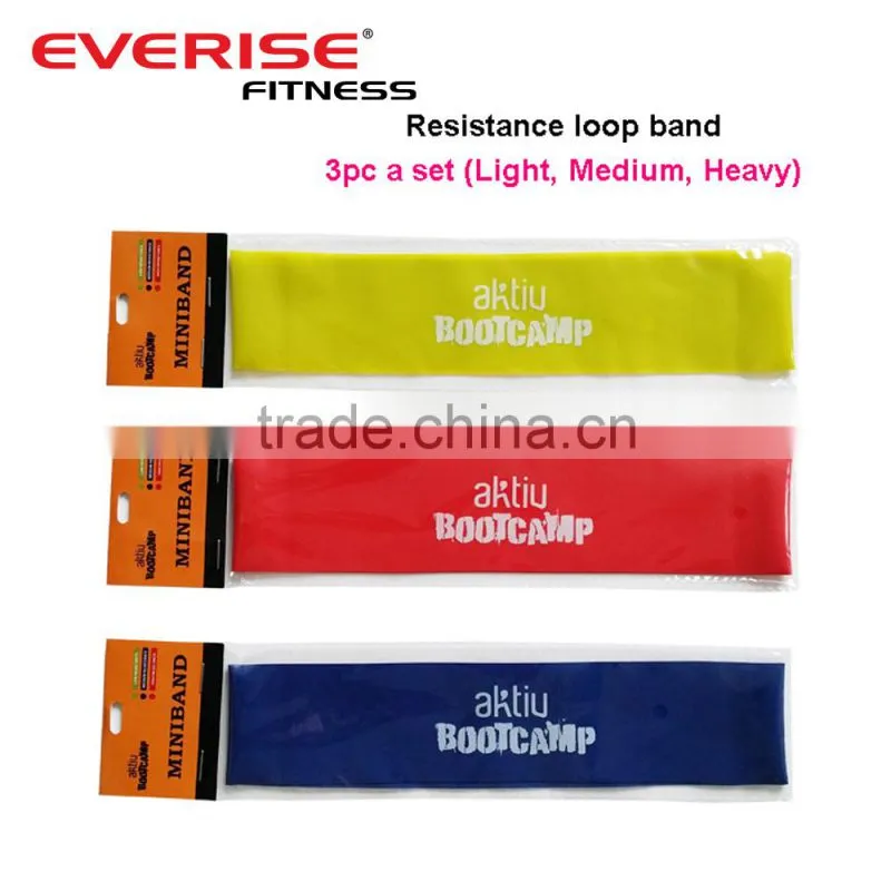 100% Natural Latex Resistance Exercise Loop Bands