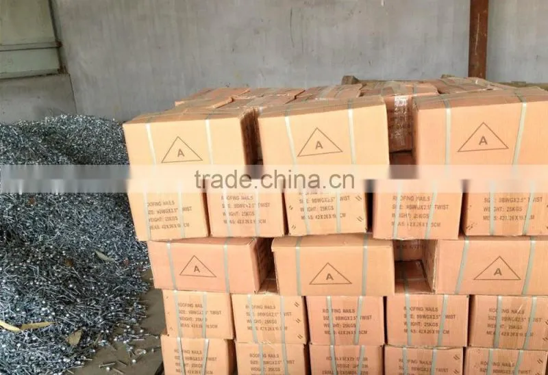 GALV.PLAIN SHANK ROOFING NAILS