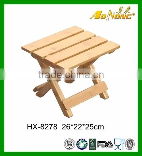 eco-friendly foldable bamboo children chair