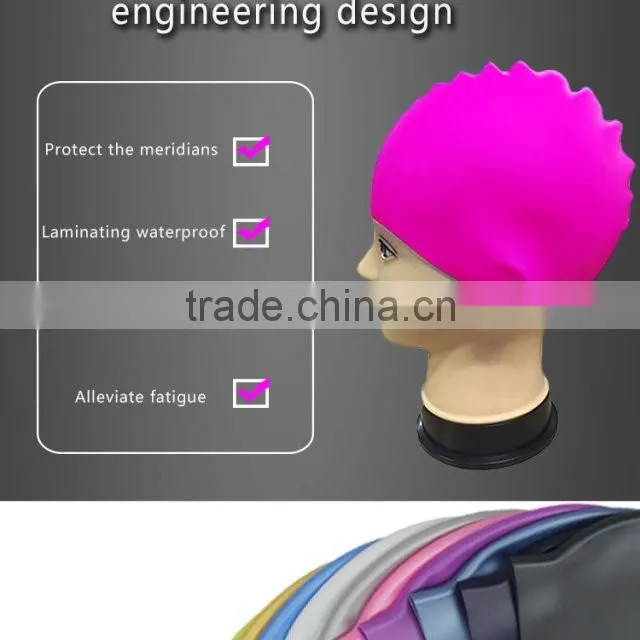 wholesale Low MOQ Custom Silicone Swim Cap For Water Sport, custom silicone product
