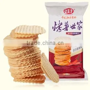 Baked potato chips