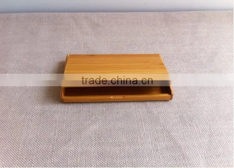 Cute useful simple bamboo business card holder/boxes
