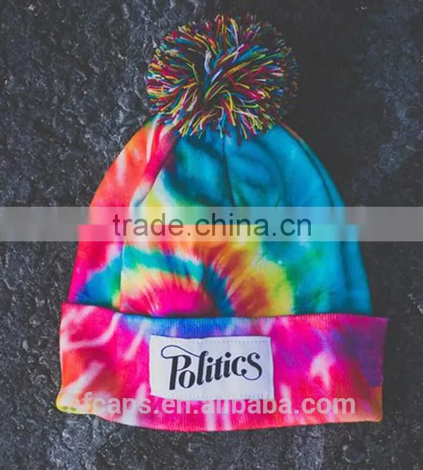 High Qualty New Style Tie Dye Beanie