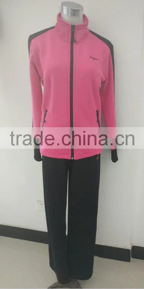 Best sale jogging 100%poly tricot sport wear suit