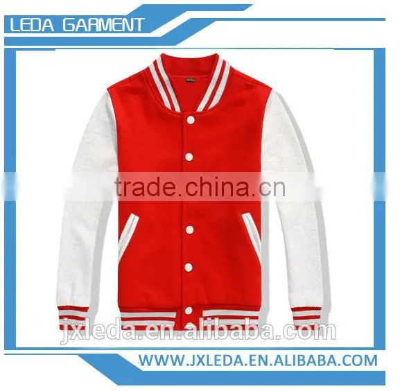 Custom design men sportwear,fashion sport jacket,wholesale baseball wear