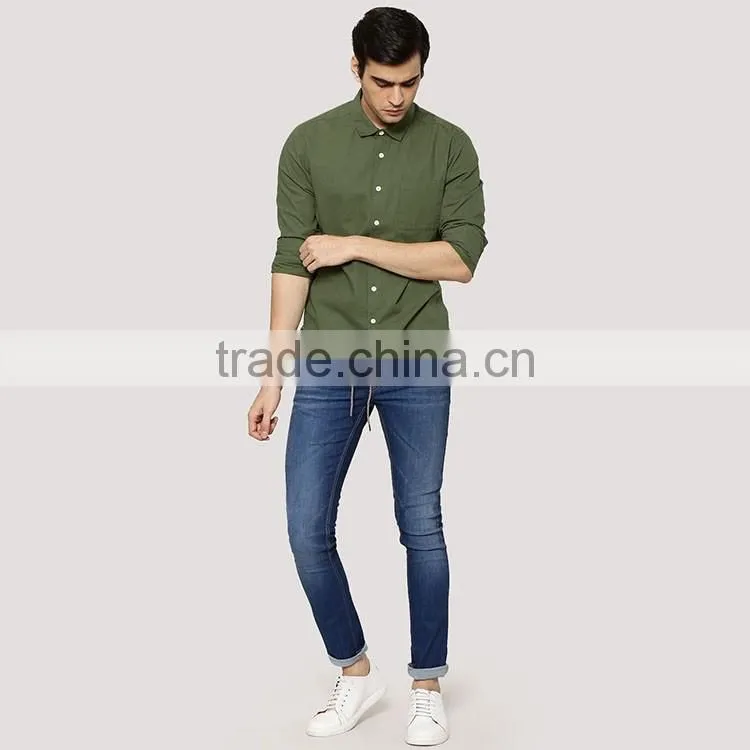 Wholesale high end dress shirts design latest fashion funky designer shirts for men