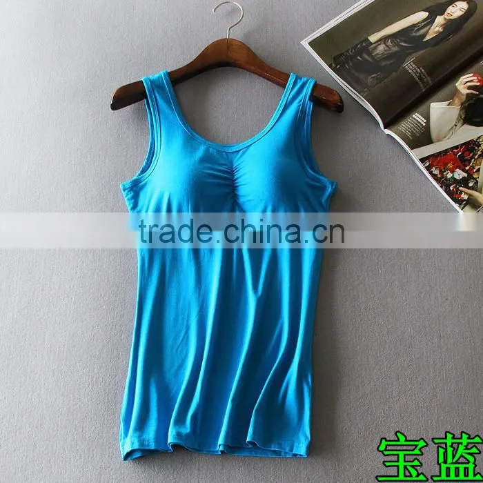 Wholesale Womens Plain Tank Top Colorful Sports Tank Top