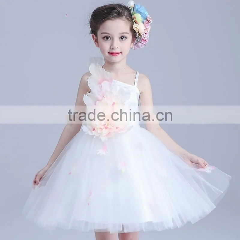 2017 kids clothes summer spanish style evening dress for girls party dress baby girl flower dresses