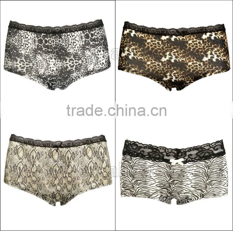 microfiber ladies boxer hipster