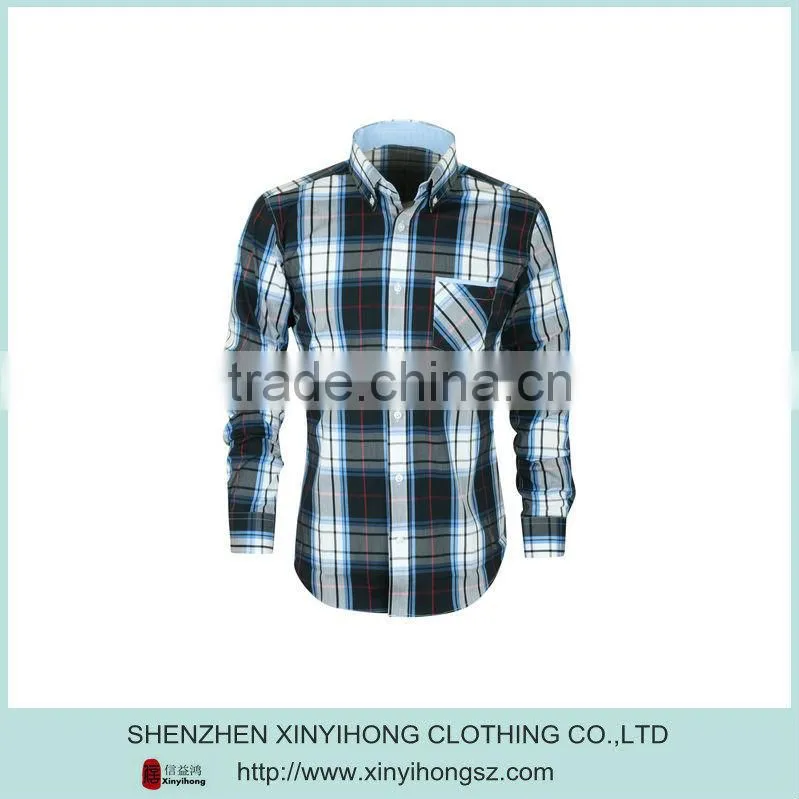 Slim Fitted Cotton Stretch Latest Casual Shirts Designs For Men
