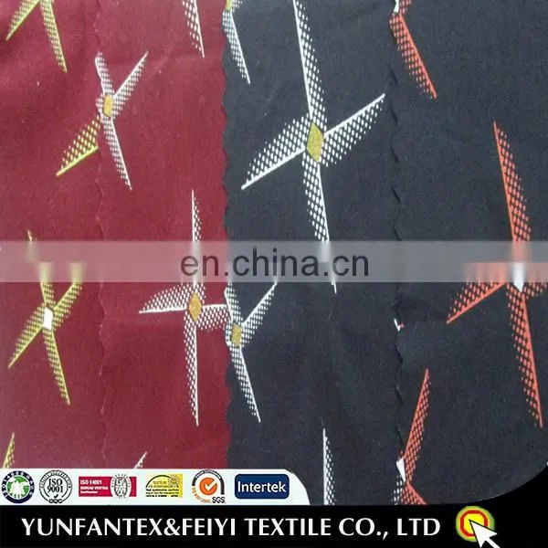 2016 latest fashion digital print woven fabric