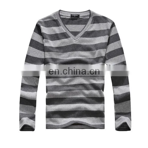 Unique Mens Long sleeve T shirt Mens Striped T shirt