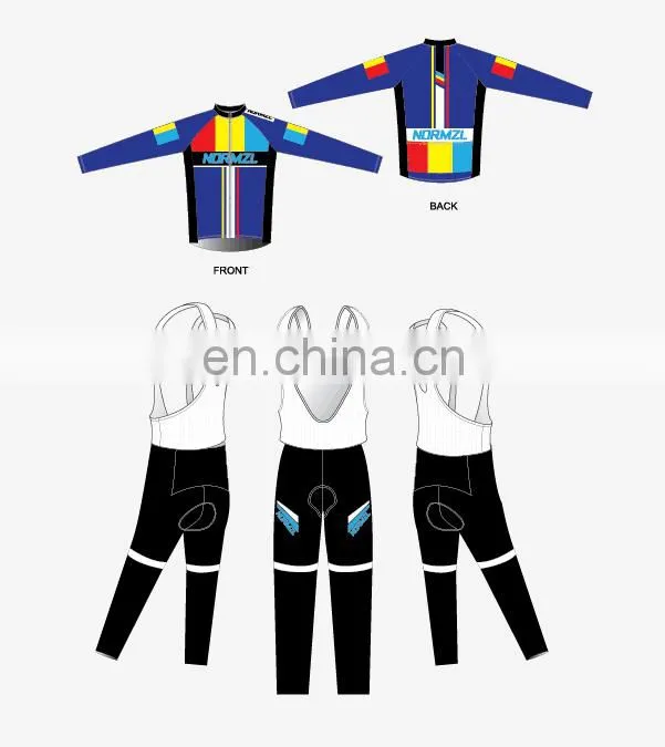 OEM Custom Sublimation club cycling jersey set high performance used cycling jersey