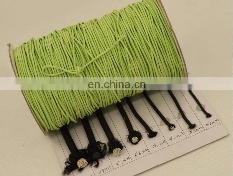 2mm-15mm customized elastic cord