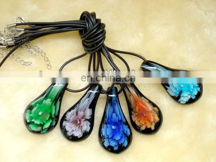 lampwork Glass seahorse Pendant Necklace CTN1108-11