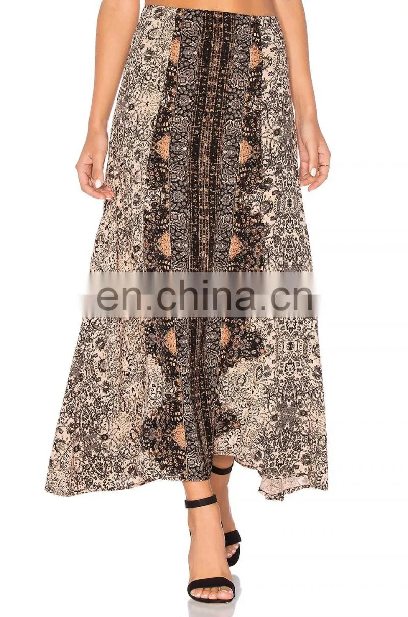 New design high waist corean long maxi skirt