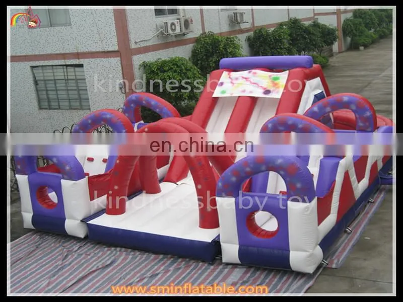 fashion inflatable obstacle course slide inflatable combo park outdoor toys