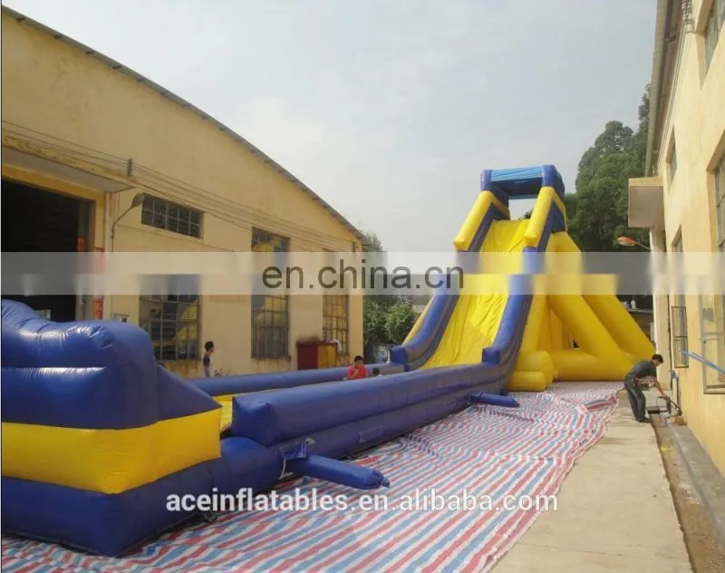 2017 popular design professional supplier High Quality Giant Inflatable Jumping Water Slide