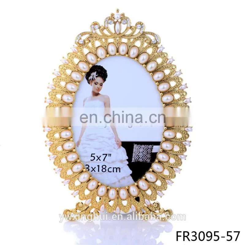 China supplier wholesale baby boy photo frame crystal 12 months baby photo frame