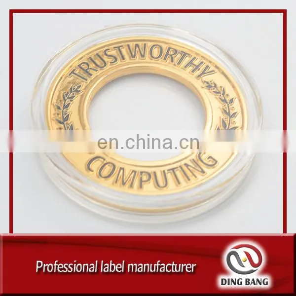 DB high quality plastic gold coin for sale