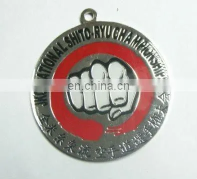 embossed golden medal