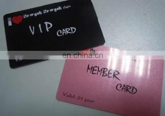 Golden/Silver Metalic Background Plastic Card