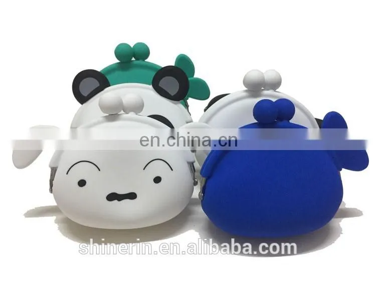 Women's Fashion Coin Purse Custom Animal Cartoon Shape Silicone Wallet