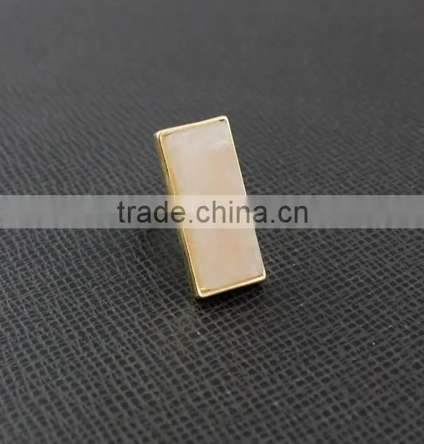 Latest gold ring design natural stone turquoise ring for for wholesale