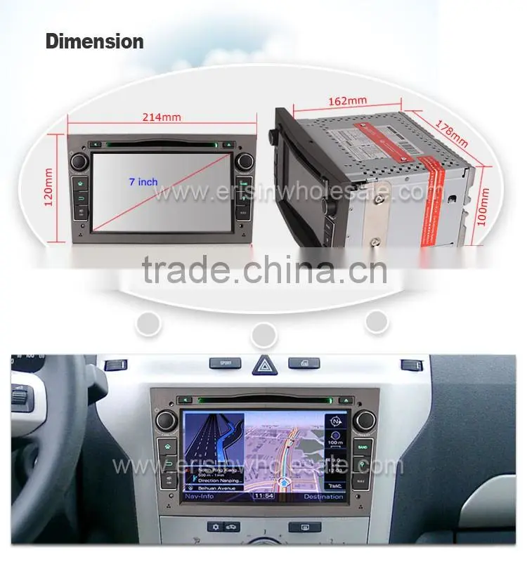 Erisin ES3060P 7 inch Touch Screen Car DVD Player for Antara Vectra C