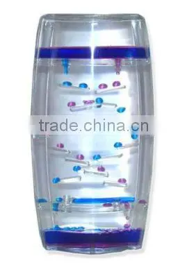 Plastic Liquid Sand Timer, 2 Minutes Shower Oil Hourglass, Gel Timer