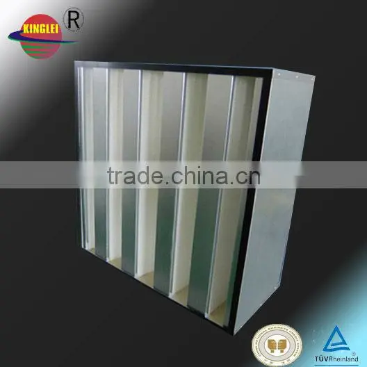 "W" type and efficient air filter