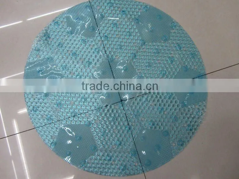 Bathroom designs round plastic rug