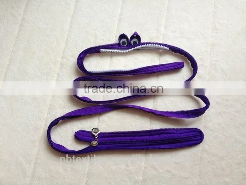 Zipper pouch,one long zipper bag