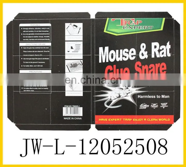 Nigeria Market Best-Selling Paper Mouse/rat catch plastic glue humane mouse trap
