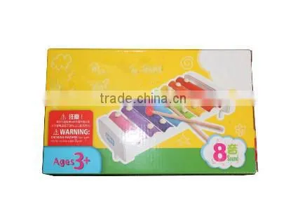 2016 Hot Sale Children Musical Instruments 8 Tones Xylophone Wood Musical Instruments