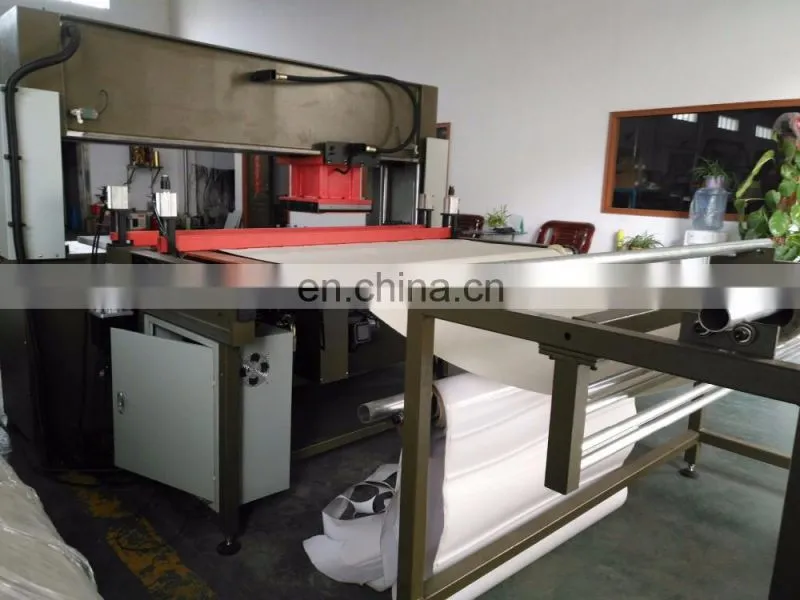 foam leather cutting machine/PP woven bag making cutting machine