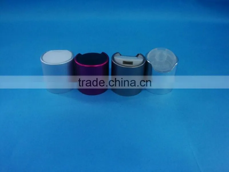 Hot sale 24mm aluminum and plastic disc cap/ aluminum and plastic disc cap