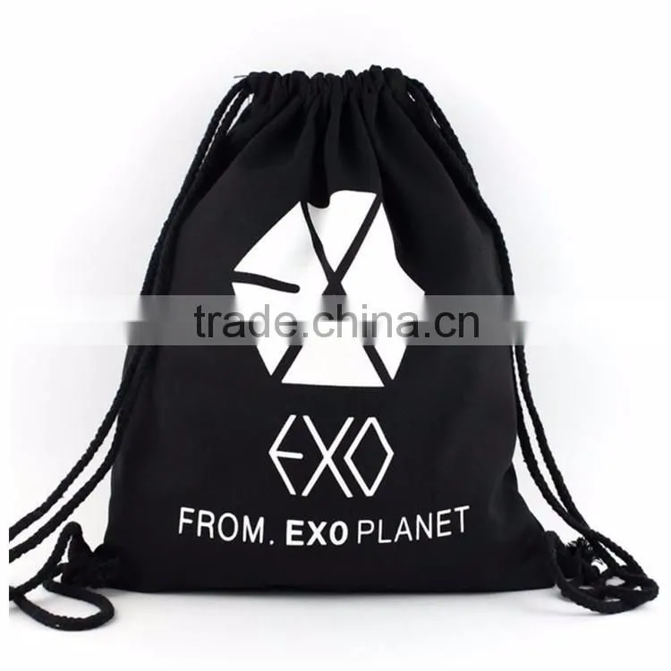 Promotional heavy duty polyester Drawstring backpack
