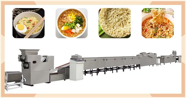 Shanghai Factory Cheap Non Fried Non-frying Instant Noodle Making Machine Equipment Processing Plant Production Line Price